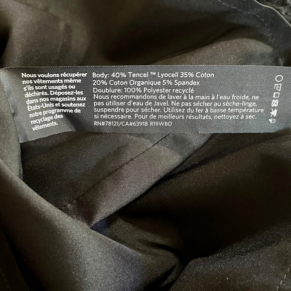 EILEEN FISHER Size Medium Black Sleeveless Dress Open Topper Jacket 2-Piece Set - Picture 9 of 10